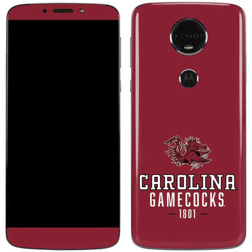 University of South Carolina Gamecocks Red Moto E5 Plus Skin