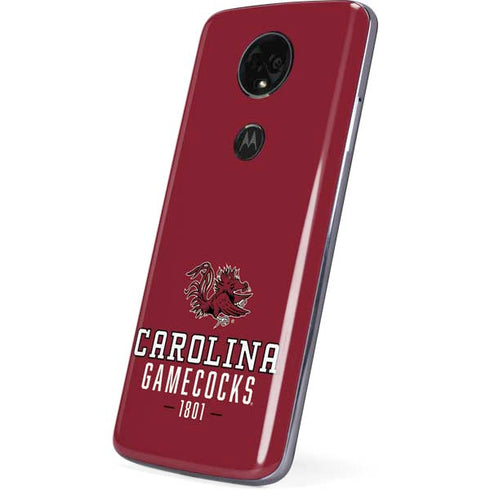 University of South Carolina Gamecocks Red Moto E5 Plus Skin