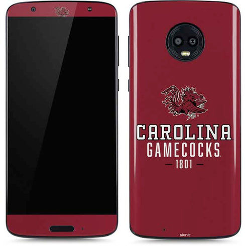University of South Carolina Gamecocks Red Moto G6 Skin