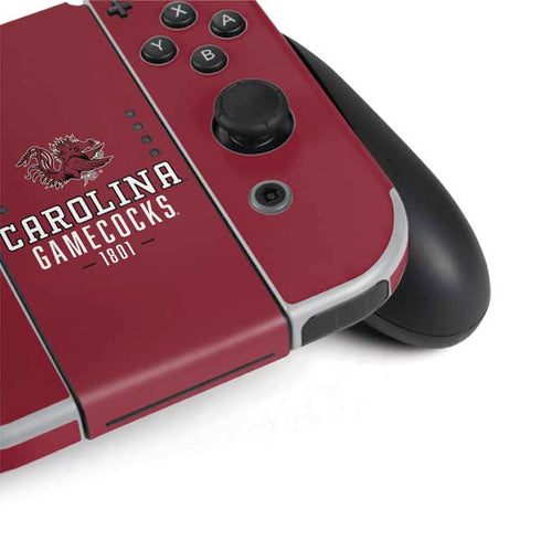 University of South Carolina Gamecocks Red Nintendo Switch OLED (2021) Skin