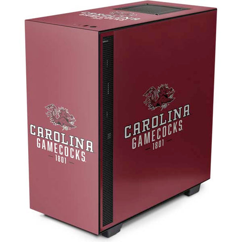 University of South Carolina Gamecocks Red NZXT H510 Compact ATX Mid-Tower Case Skin