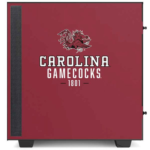 University of South Carolina Gamecocks Red NZXT H510 Compact ATX Mid-Tower Case Skin