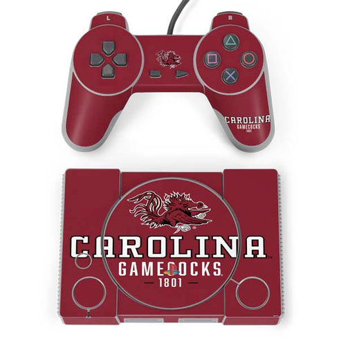 University of South Carolina Gamecocks Red PlayStation Classic Bundle Skin