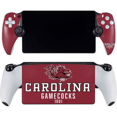 University of South Carolina Gamecocks Red PlayStation Portal Remote Player Skin
