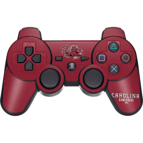University of South Carolina Gamecocks Red PS3 Dual Shock wireless controller Skin