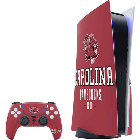 University of South Carolina Gamecocks Red PS5 Bundle Skin