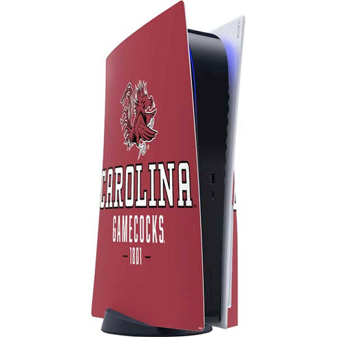 University of South Carolina Gamecocks Red PS5 Console Skin