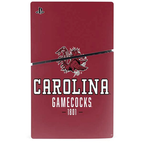 University of South Carolina Gamecocks Red PS5 Slim Disk Bundle Skin