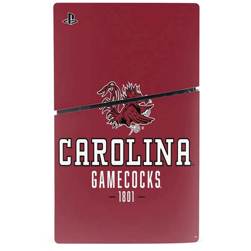 University of South Carolina Gamecocks Red PS5 Slim Digital Edition Bundle Skin