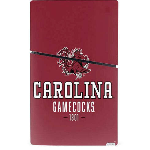 University of South Carolina Gamecocks Red PS5 Slim Digital Edition Bundle Skin