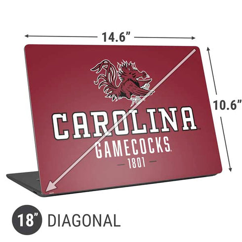 University of South Carolina Gamecocks Red Universal Laptop 18in (14.6 x 10.6in) Skin