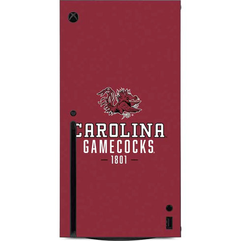 University of South Carolina Gamecocks Red Xbox Series X Console Skin