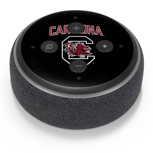 University of South Carolina Athletic Text & Logo Amazon Echo Dot Skin
