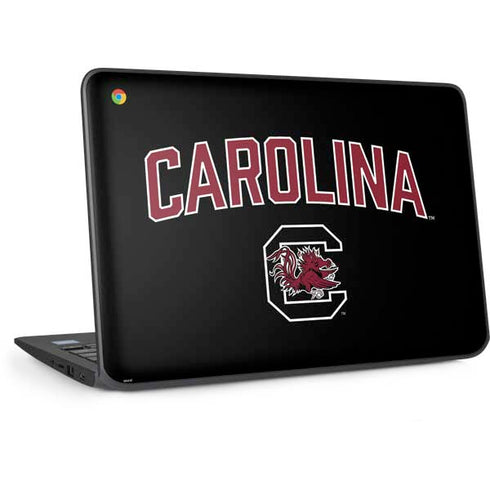 University of South Carolina Athletic Text & Logo HP Chromebook Skin