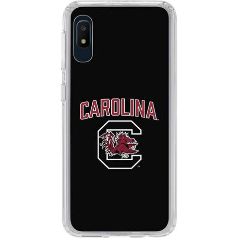 University of South Carolina Athletic Text & Logo Galaxy A10e Clear Case