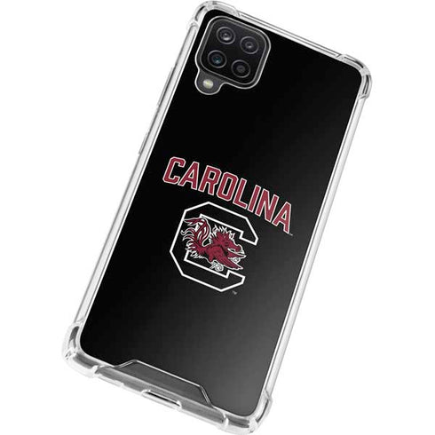 University of South Carolina Athletic Text & Logo Galaxy A12 Clear Case