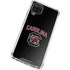 University of South Carolina Athletic Text & Logo Galaxy A12 Clear Case