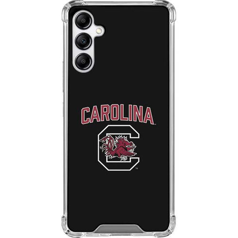 University of South Carolina Athletic Text & Logo Galaxy A14 5G Clear Case