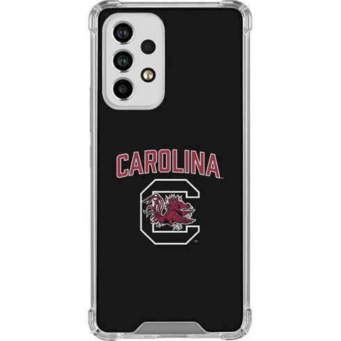 University of South Carolina Athletic Text & Logo Galaxy A33 5G Clear Case