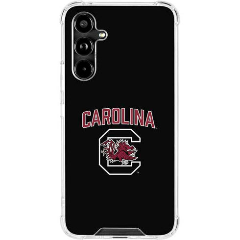University of South Carolina Athletic Text & Logo Galaxy A54 5G Clear Case