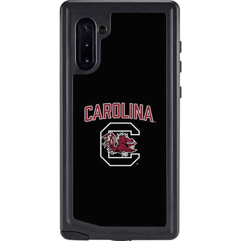 University of South Carolina Athletic Text & Logo Galaxy Note 10 Waterproof Case