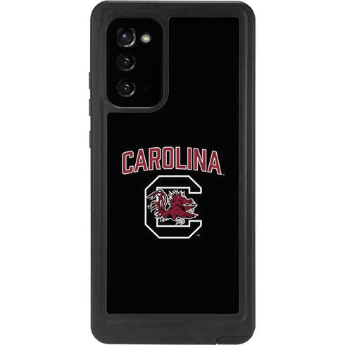 University of South Carolina Athletic Text & Logo Galaxy Note20 5G Waterproof Case