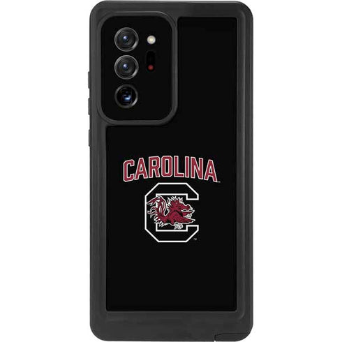 University of South Carolina Athletic Text & Logo Galaxy Note20 Ultra 5G Waterproof Case
