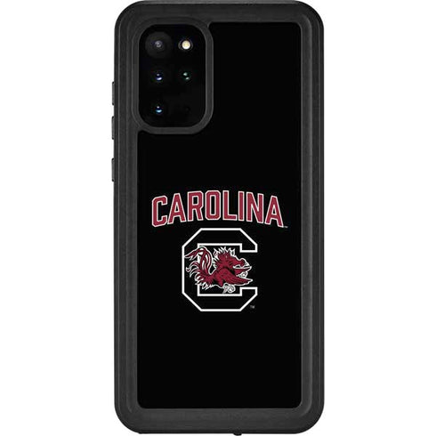 University of South Carolina Athletic Text & Logo Galaxy S20 Plus Waterproof Case