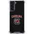 University of South Carolina Athletic Text & Logo Galaxy S21 5G Clear Case