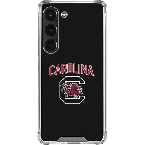 University of South Carolina Athletic Text & Logo Galaxy S23 Clear Case