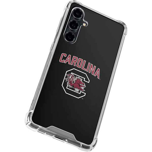 University of South Carolina Athletic Text & Logo Galaxy S23 FE Clear Case