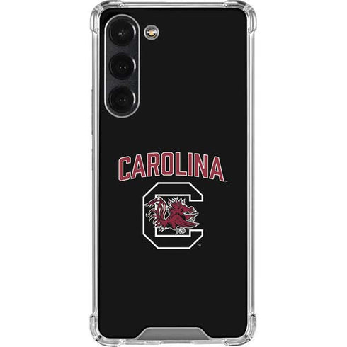 University of South Carolina Athletic Text & Logo Galaxy S23 Plus Clear Case