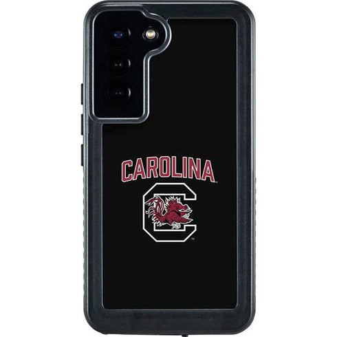 University of South Carolina Athletic Text & Logo Galaxy S23 Plus Waterproof Case