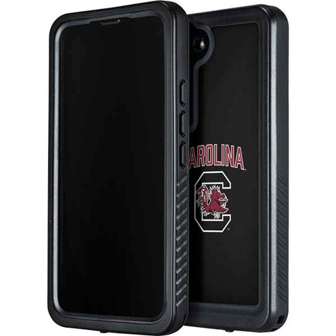University of South Carolina Athletic Text & Logo Galaxy S23 Waterproof Case