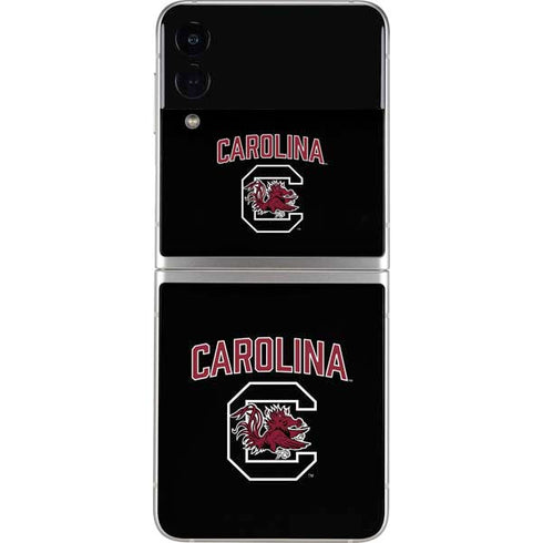 University of South Carolina Athletic Text & Logo Galaxy Z Flip3 5G Skin