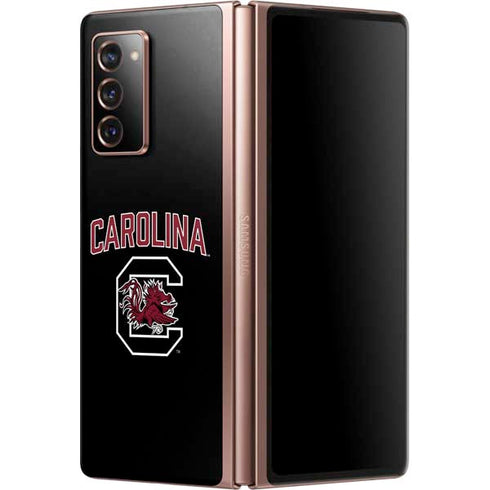 University of South Carolina Athletic Text & Logo Galaxy Z Fold2 5G Skin