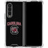 University of South Carolina Athletic Text & Logo Galaxy Z Fold4 5G Clear Case