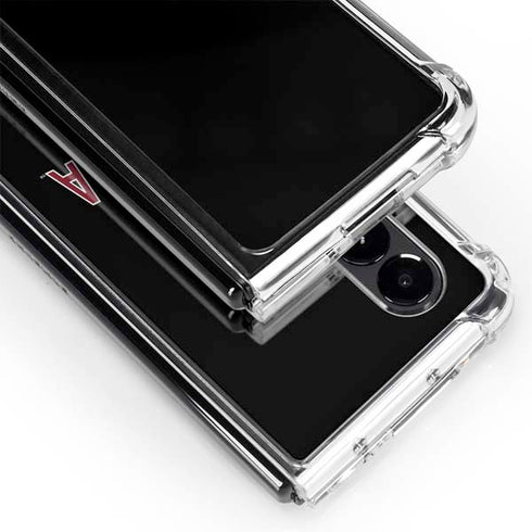 University of South Carolina Athletic Text & Logo Galaxy Z Fold4 5G Clear Case