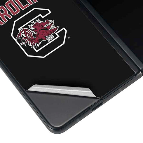 University of South Carolina Athletic Text & Logo Galaxy Z Fold4 5G Skin