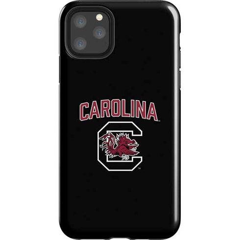 University of South Carolina Athletic Text & Logo iPhone 11 Pro Max Impact Case