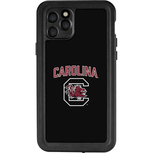 University of South Carolina Athletic Text & Logo iPhone 11 Pro Waterproof Case
