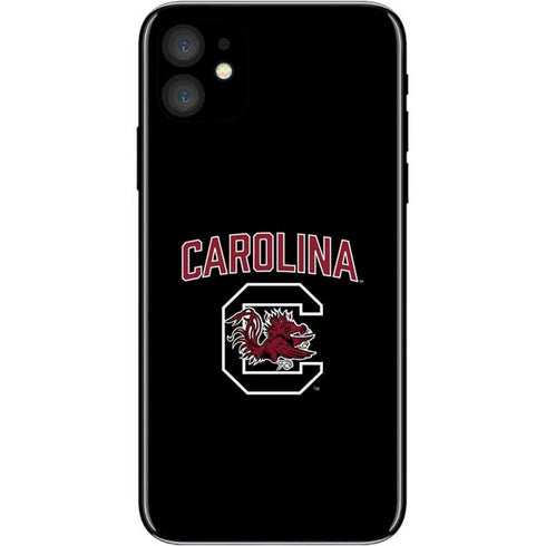 University of South Carolina Athletic Text & Logo iPhone 11 Skin