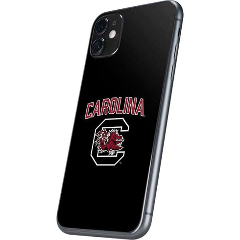 University of South Carolina Athletic Text & Logo iPhone 11 Skin