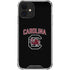 University of South Carolina Athletic Text & Logo iPhone 12 Clear Case