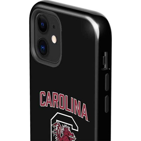 University of South Carolina Athletic Text & Logo iPhone 12 Impact Case