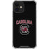 University of South Carolina Athletic Text & Logo iPhone 12 Mini Clear Case
