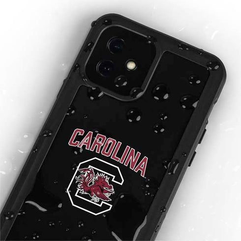 University of South Carolina Athletic Text & Logo iPhone 12 Mini Waterproof Case