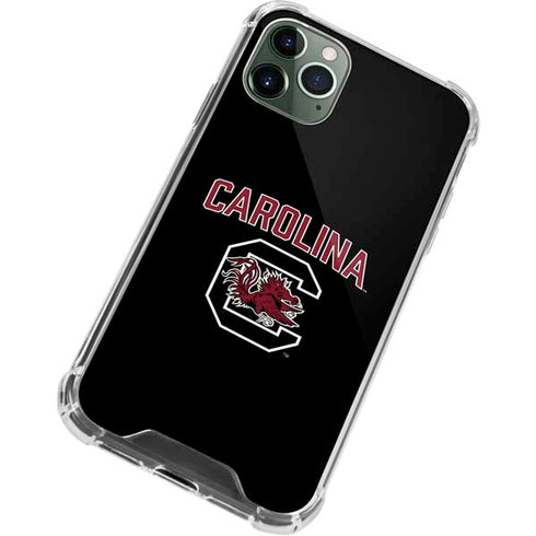 University of South Carolina Athletic Text & Logo iPhone 12 Pro Clear Case