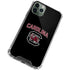 University of South Carolina Athletic Text & Logo iPhone 12 Pro Clear Case