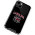 University of South Carolina Athletic Text & Logo iPhone 13 Clear Case